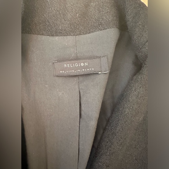 Religion men’s XL overcoat jacket - Picture 3 of 8